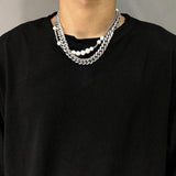 Chicmy- Diamond Cuban Chain Necklace