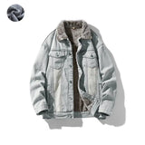 ChicMy-Fall Outfits -Autumn/Winter Coat Jacket INS Style Street Fashion Distressed Denim Jacket