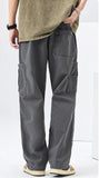 Chicmy- Elastic Waist Straight Cargo Pants