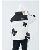 ChicMy-Fall Outfits -Autumn/Winter Coat Jacket INS Style Street Fashion Floral Print Stand Collar Jacket