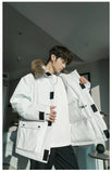 ChicMy-Fall Outfits -Autumn/Winter Coat Jacket INS Style Street Fashion Fur Collar Velcro Ski Jacket