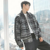 ChicMy-Fall Outfits -Autumn/Winter Coat Jacket INS Style Street Fashion Furry Checked Jacket