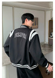 ChicMy-Fall Outfits -Autumn/Winter Coat Jacket INS Style Street Fashion Letter P Embroidered Stitching Baseball Jacket