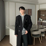 ChicMy-Fall Outfits -Autumn/Winter Coat Jacket INS Style Street Fashion Long Double-breasted Wool Coat