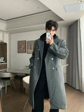 ChicMy-Fall Outfits -Autumn/Winter Coat Jacket INS Style Street Fashion Long Double-breasted Wool Coat