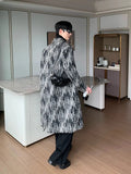 ChicMy-Fall Outfits -Autumn/Winter Coat Jacket INS Style Street Fashion Long Tie-dye Wool Coat