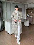 ChicMy-Fall Outfits -Autumn/Winter Coat Jacket INS Style Street Fashion Long Tie-dye Wool Coat