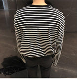 Chicmy- Loose Striped Shirt