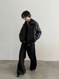 Chicmy- Maillard thickened PU Leather Jacket