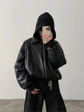 Chicmy- Maillard thickened PU Leather Jacket