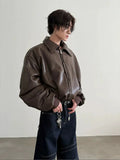 Chicmy- Maillard thickened PU Leather Jacket