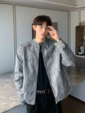 ChicMy-Fall Outfits -Autumn/Winter Coat Jacket INS Style Street Fashion Metal Design Shoulder Pad PU Leather Jacket