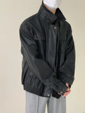 ChicMy-Fall Outfits -Autumn/Winter Coat Jacket INS Style Street Fashion Multi-pocket Leather Jacket