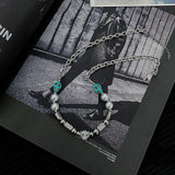 Chicmy- PEARL CAT NECKLACE