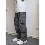 sweatpants outfit men Vintage Vintage American Workwear Jeans Men's Spring and Autumn New Japanese Retro Straight Pocket Trousers