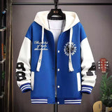 winter outfits men Trendy Jacket Men's Spring and Autumn Casual Loose Student Jacket Youth Gas Sports Baseball Uniform