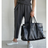 Chicmy- RT No. 11237 SLIM STRAIGHT CROP PANTS & COMPRESSION SHIRT