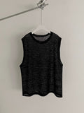 Chicmy-2026 Fall Outfits Christmas Thanksgiving Gift New Year's Eve Outfits nye Outfits chic. 11728 HOLLOW KNIT TANK TOP