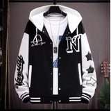 winter outfits men Trendy Jacket Men's Spring and Autumn Casual Loose Student Jacket Youth Gas Sports Baseball Uniform