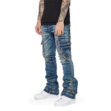 streetwear men outfits American Street Retro Casual Men's Micro Elastic Slim Straight Jeans Spring, Summer, Autumn and Winter Fashion