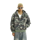 Chicmy-2026 Fall Outfits Christmas Thanksgiving Gift New Year's Eve Outfits nye Outfits chic. 11621 KNIT CAMO ZIP-UP HOODIE