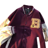 winter outfits men Spring Towel Embroidered Jacket Men's Street Hip Hop Loose Jacket American Baseball Uniform Fashion