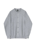 Chicmy-2026 Fall Outfits Christmas Thanksgiving Gift New Year's Eve Outfits nye Outfits chic. 11934 KNIT GRAY BUTTON-UP CARDIGAN