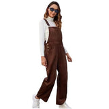 business casual outfits Autumn and Winter New Corduroy Overalls Women's Fashion Loose Jumpsuit Women