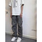 sweatpants outfit men Vintage Vintage American Workwear Jeans Men's Spring and Autumn New Japanese Retro Straight Pocket Trousers