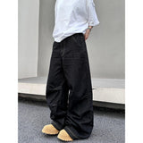 mens fashion American Retro Street Style Jeans 2024 Spring and Autumn Loose Casual Long Pants Fashion