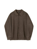 Chicmy-2026 Fall Outfits Christmas Thanksgiving Gift New Year's Eve Outfits nye Outfits chic. 11933 KNIT BROWN KNIT BUTTON-UP SWEATER