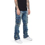 streetwear men outfits American Street Retro Casual Men's Micro Elastic Slim Straight Jeans Spring, Summer, Autumn and Winter Fashion