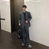 ChicMy-Fall Outfits -Autumn/Winter Coat Jacket INS Style Street Fashion Oversize Blazer & Wide-leg Suit Pants