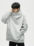 Chicmy- Oversize Fleece Hooded Ninja Sweatshirt