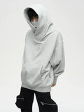 Chicmy- Oversize Fleece Hooded Ninja Sweatshirt