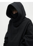 Chicmy- Oversize Fleece Hooded Ninja Sweatshirt