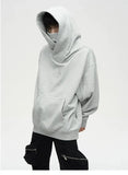 Chicmy- Oversize Fleece Hooded Ninja Sweatshirt