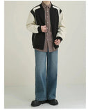 ChicMy-Fall Outfits -Autumn/Winter Coat Jacket INS Style Street Fashion PU Leather Baseball Collar Jacket