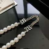 Chicmy- Pearl Stitching Clavicle Chain