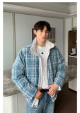 ChicMy-Fall Outfits -Autumn/Winter Coat Jacket INS Style Street Fashion Plaid Double-Sided Cotton-Padded Coat