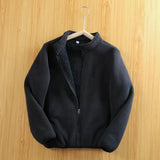 ChicMy-Fall Outfits -Autumn/Winter Coat Jacket INS Style Street Fashion Polar Fleece Double Layer Cardigan Sweatshirt