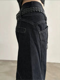 Chicmy- Relaxed Fit Denim Pants