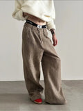 Chicmy- Retro Loose Fit Wide-leg Pants