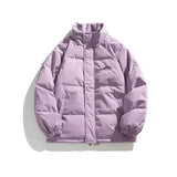 ChicMy-Fall Outfits -Autumn/Winter Coat Jacket INS Style Street Fashion Retro Stand Collar Down Jacket