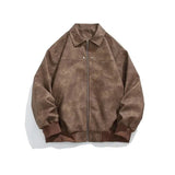 ChicMy-Fall Outfits -Autumn/Winter Coat Jacket INS Style Street Fashion Retro Suede Leather Jacket