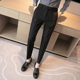 Chicmy-Winter Outfits Men chill guy Men's Light Luxury Button-down Draped Baggy Suit Pants Casual Solid Color Straight Premium Elegant Korean Popular Leisure Pants