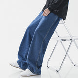 Chicmy- New Baggy Jeans Men's Streetwear Harajuku Fashion Casual Wide-leg Trousers Japanese Simple Male Jeans Denim Pants