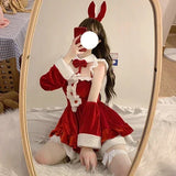 Chicmy-Christmas Party Dresses Red Korean Sexy Christmas Set Women Winter Slim Female Clothing Sets New Year 2024 Bow Designer Casual Party Mini Dresses Sets