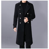 Chicmy-Long dust coat Men Winter Warm Trench Woolen Cloth Coat Mens Double Breasted Slim Casual Jackets Solid Business Outwear