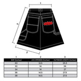 Chicmy-Harajuku Y2k Wexwear Embroidery Skateboarding Jeans Denim Shorts 2024 Baggy Gym Basketball Shorts Men Letter Graphic Streetwear